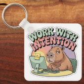Work With Intention Sleutelhanger (Voorkant)