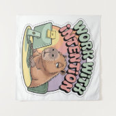 Work With Intention Wandkleed (Voorkant (horizontaal))