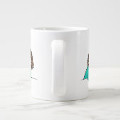 Workaholic Coffee Lover Mok - Verdruk + Verspreid (Achterkant)