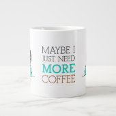 Workaholic Coffee Lover Mok - Verdruk + Verspreid (Voorkant)