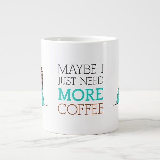 Workaholic Coffee Lover Mok - Verdruk + Verspreid (Voorkant)