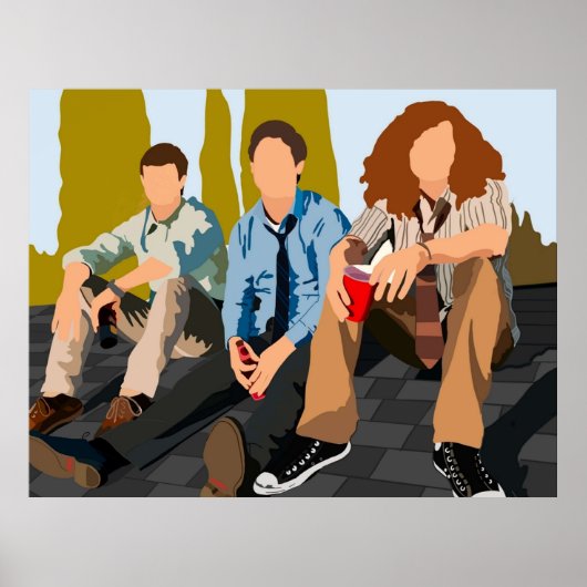 Workaholics tv show kunst poster (Voorkant)