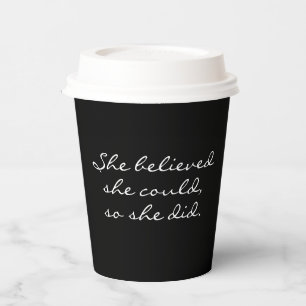 Workday Coffee Takeaway zwart wit Papieren Bekers