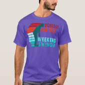 Workday Nail Tech Weekend Swinger Golfer Golfing T-shirt (Voorkant)