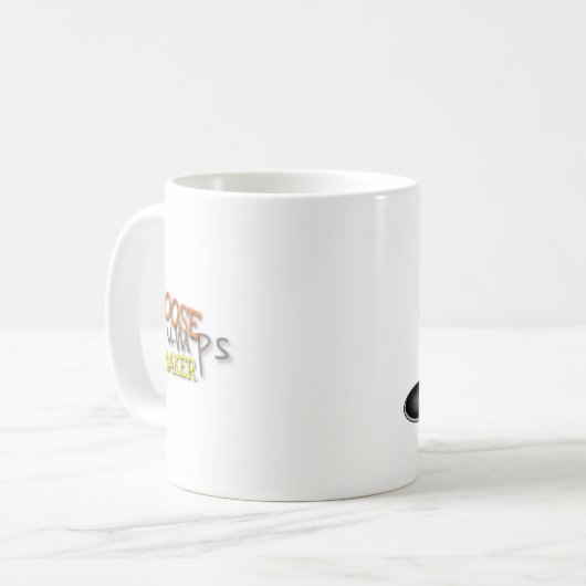 Worker Bauarbeiter Mug Tasse Straßenbau Comic Koffiemok (Voorkant links)