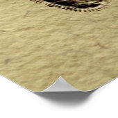 Worker Bee Insect Illustration Poster (Hoek)