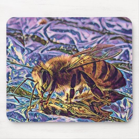 Worker Bee Mousepad Muismat (Voorkant)