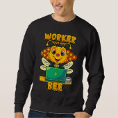 Worker From Home Bee  Telecommuter Trui (Voorkant)
