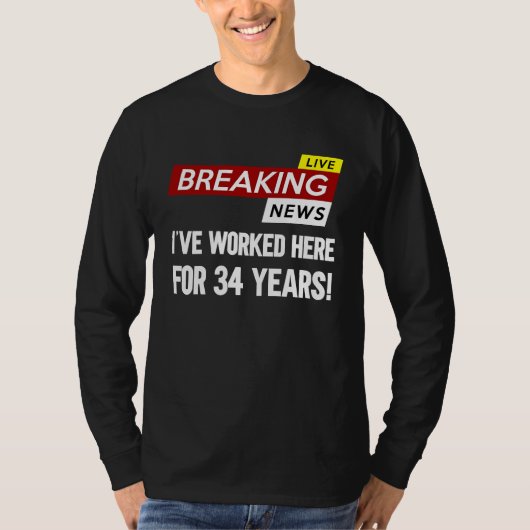 Worker work anniversary appreciation worked here f t-shirt (Voorkant)