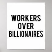 Workers Over Billionaires  Poster (Voorkant)
