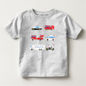 working cars T-shirt (Voorkant)