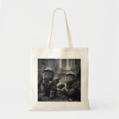 working cats-2-BW Tote Bag (Voorkant)