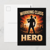Working Class Hero Briefkaart (Voorkant / Achterkant)