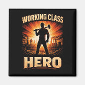 Working Class Hero Magneet (Voorkant)
