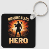 Working Class Hero Sleutelhanger (Achterkant)
