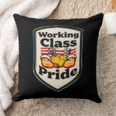 Working Class Pride Badge – Blue Collar Worker Kussen (Deken)