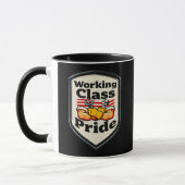 Working Class Pride Badge – Blue Collar Worker Mok (Links)