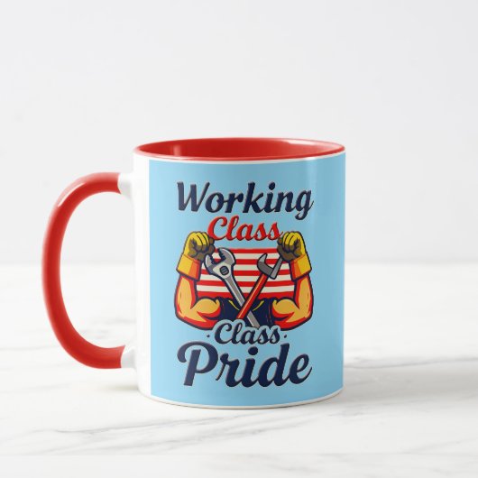 Working Class Pride Strong Arms Design Mok (Links)