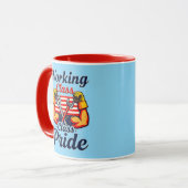Working Class Pride Strong Arms Design Mok (Voorkant links)