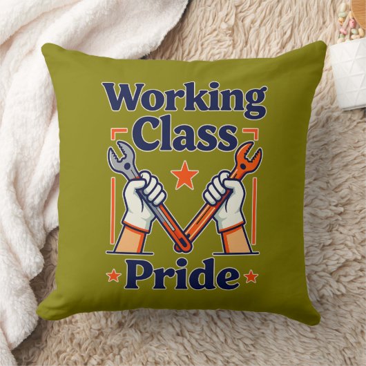 Working Class Pride Tools and Strength Design Kussen (Deken)
