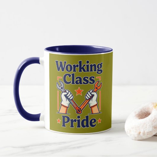 Working Class Pride Tools and Strength Design Mok (Met donut)