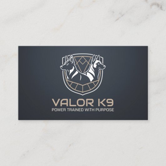 Working Dogs Training - GSD- Malinois Visitekaartje (Voorkant)