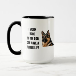 Working Hard for My German Shepherd Mok