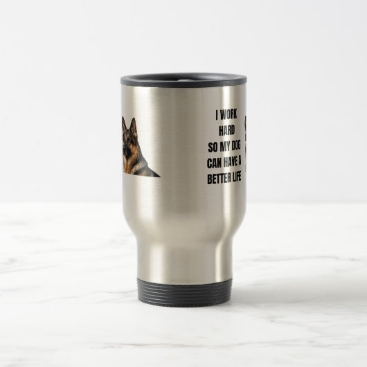 Working Hard for My German Shepherd Reisbeker (Center)