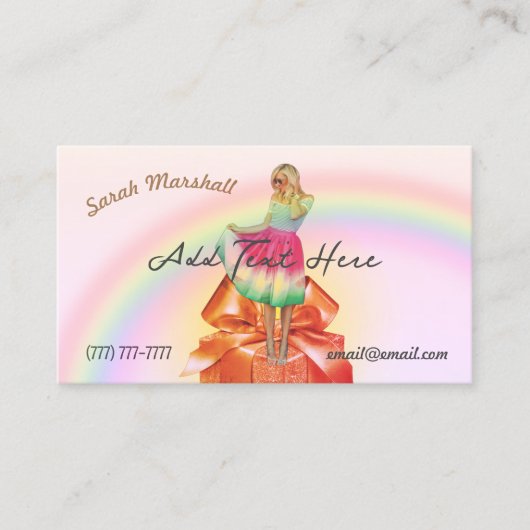 Working Lady Visitekaartje (Voorkant)