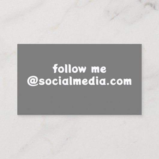 Working Lady Visitekaartje (Achterkant)