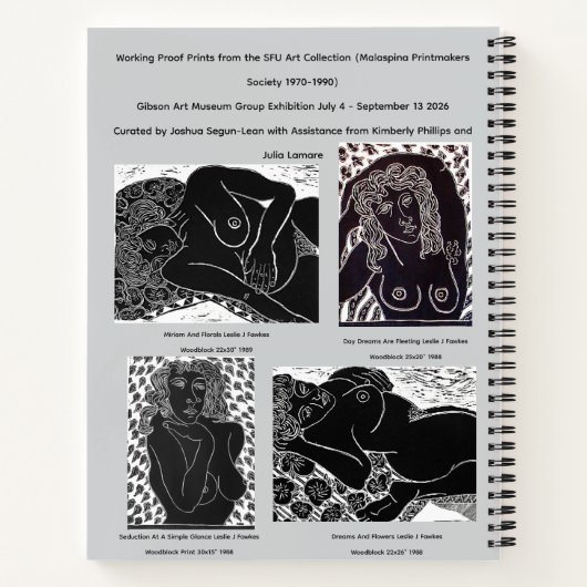 Working Proof Group Image Softcover 27.9cm x21.6cm Notitieboek (Achterkant)