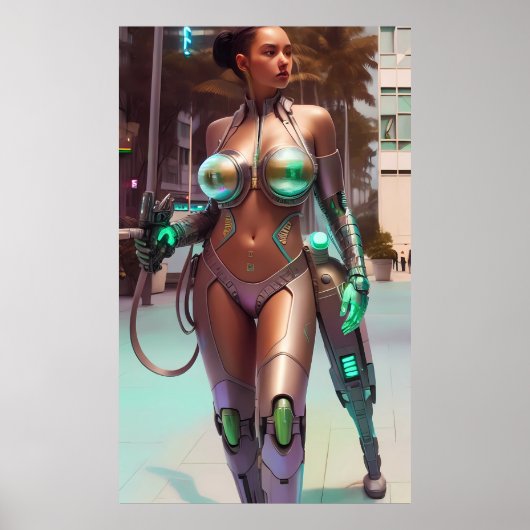 Working with Her Training Leg Poster (Voorkant)