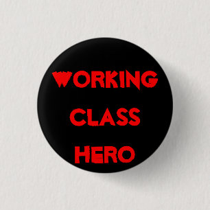 WORKINGCLASS HERO RONDE BUTTON 3,2 CM