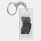 WorkingProof DSKeyChain Ontworpen Door LeslieJFawk Sleutelhanger (Voorkant Links)