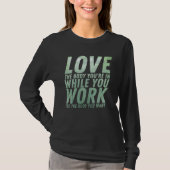 Workou Motivational & Inspirational Quote T-shirt (Voorkant)