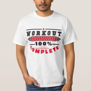 workout 100% compleet workout-gym-fitness T-shirt