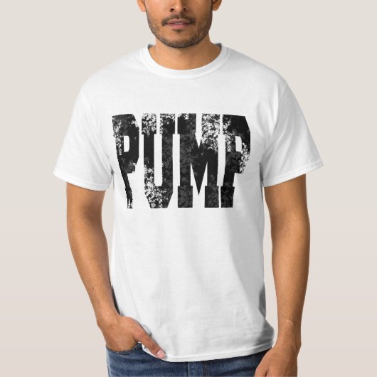 Workout and Fitness PUMP T-shirt (Voorkant)