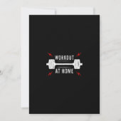 workout at home kaart (Voorkant)