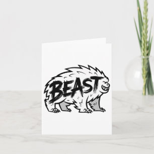 Workout Beast Gym Bodybuilding Training Fitness Me Kaart