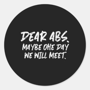 Workout Beste Abs Grappig Gym Oefening Fitness Quo Ronde Sticker