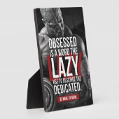 Workout "Body building" Gym Motivatie Fotoplaat (Zijkant)