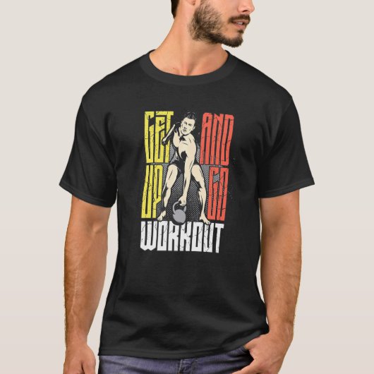Workout Bodybuilding Spier Bodybuilder Gym T-shirt (Voorkant)