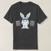 Workout Bunny Gym Lover 1402 T-shirt (Design voorkant)