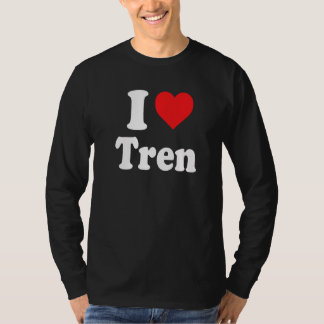workout citaat Ik hou van Tren Cool bodybuilder T-shirt