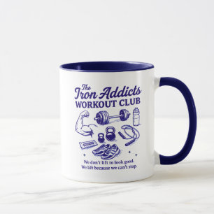 Workout Club Grappige Gym Rat Zegt Mok