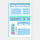 Workout Dagelijkse Schema maaltijd en gewicht trac Post-it® Notes (Voorkant)