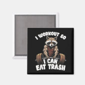 Workout Dear Abs Funny Gym Exercise Fitness Quote Magneet (Voorkant / Achterkant)