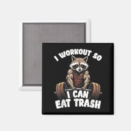 Workout Dear Abs Funny Gym Exercise Fitness Quote  Magneet (Voorkant / Achterkant)