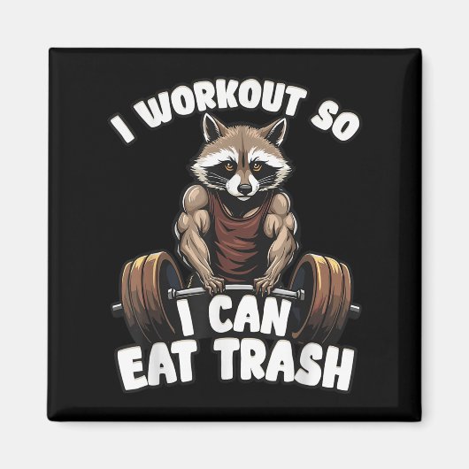 Workout Dear Abs Funny Gym Exercise Fitness Quote Magneet (Voorkant)