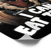 Workout Dear Abs Funny Gym Exercise Fitness Quote  Poster (Hoek)